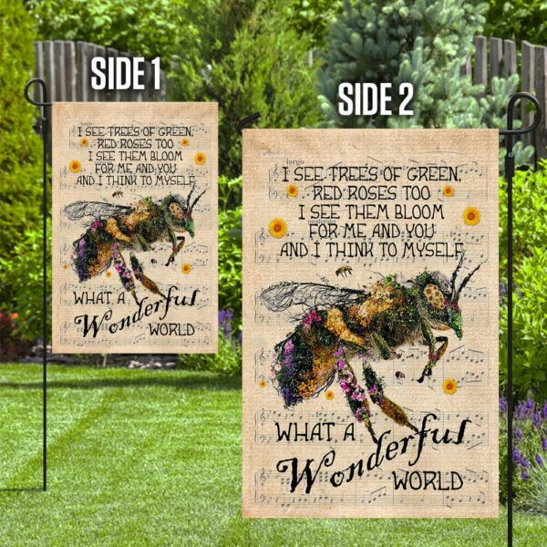 Wonderful World Bee Flag: Celebrate Pollinators - Image 5