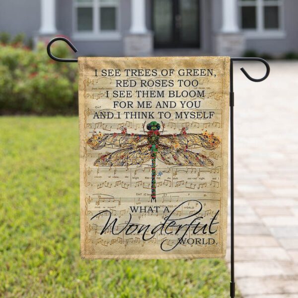 Wonderful World Dragonfly Flag PSL52F - Image 6