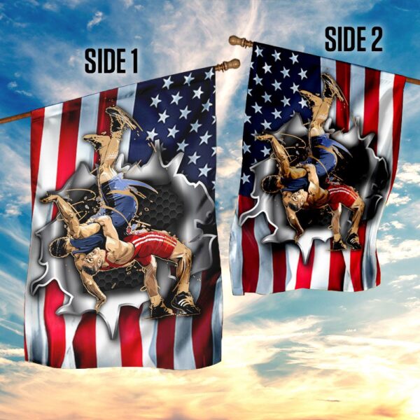 Wrestling Flag: Wrestle Wrestler Banner QNK272F - Image 5