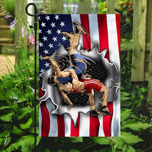 Wrestling Flag: Wrestle Wrestler Banner QNK272F - Image 7