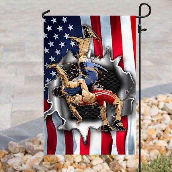 Wrestling Flag: Wrestle Wrestler Banner QNK272F - Image 8