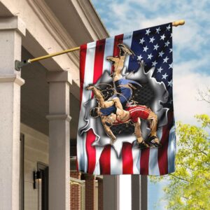 Wrestling Flag: Wrestle Wrestler Banner QNK272F