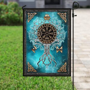 Yggdrasil Viking Flag: PS82F Norse Mythology Banner
