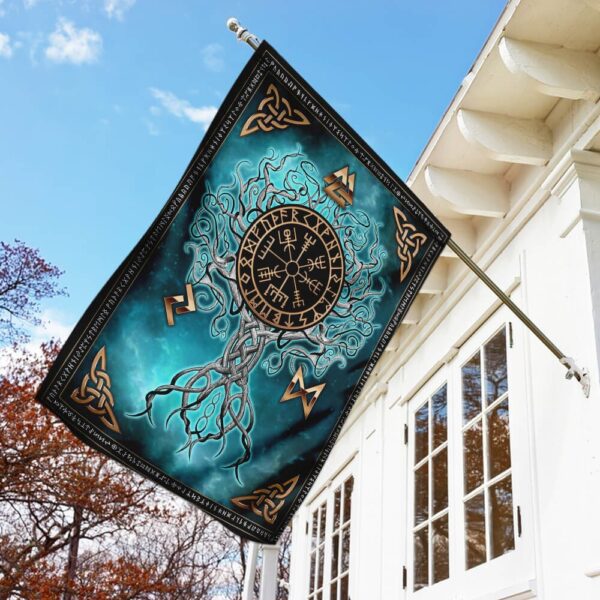 Yggdrasil Viking Flag: PS82F Norse Mythology Banner - Image 5