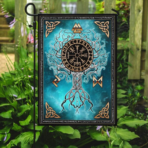 Yggdrasil Viking Flag: PS82F Norse Mythology Banner - Image 9