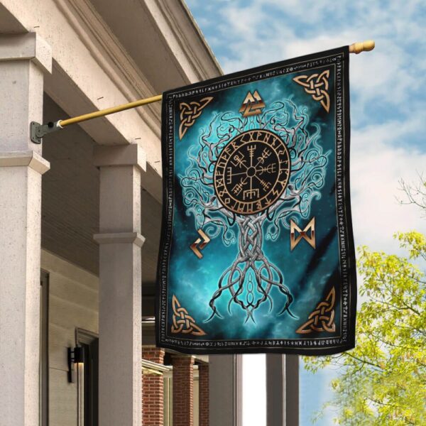 Yggdrasil Viking Flag: PS82F Norse Mythology Banner - Image 6