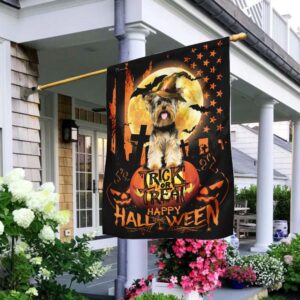Yorkie Halloween Costume: Trick-or-Treat USA Flag