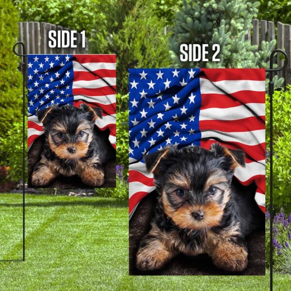 Yorkie American Flag Patriotic Dog Apparel - Image 8