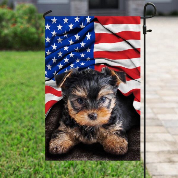 Yorkie American Flag Patriotic Dog Apparel - Image 6