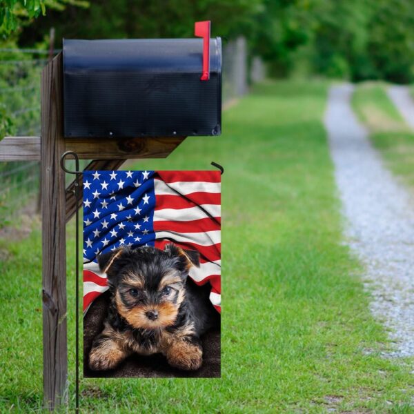 Yorkie American Flag Patriotic Dog Apparel - Image 9